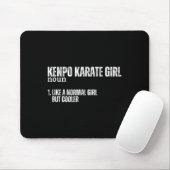 Kenpo Karate Girl Definitie Grappige Vrouwen Ameri Muismat (Met muis)