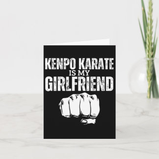 Kenpo Karate is mijn Vriendin Funny American Kenpo Kaart