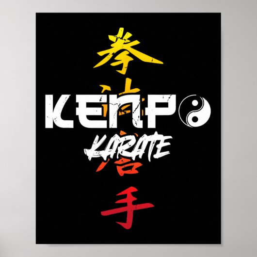Kenpo Karate Karate Poster (Voorkant)