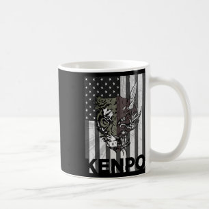 Kenpo Karate Martial Arts Amerikaanse Vlag Vrouwen Koffiemok