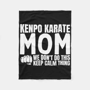Kenpo Karate Mom Quote Grappige Amerikaanse Kenpo Fleece Deken