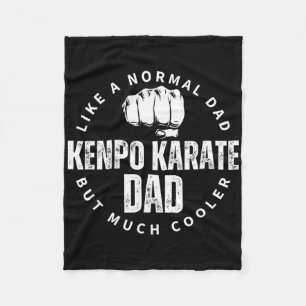 Kenpo Karate Vader Quote Grappige Amerikaanse Kenp Fleece Deken