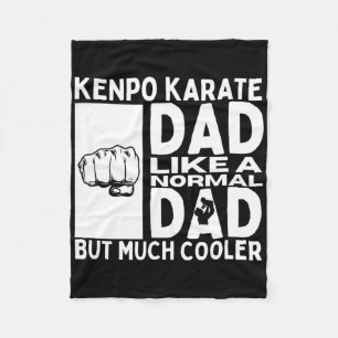 Kenpo Karate Vader Quote Grappige Amerikaanse Kenp Fleece Deken