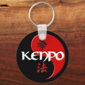 Kenpo Yin Yang Sleutelhanger (Voorkant)