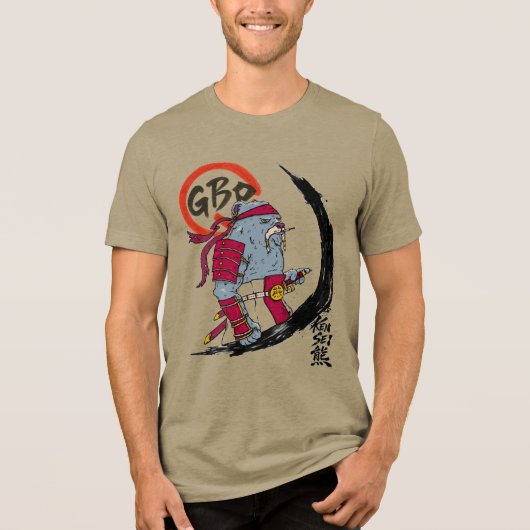 Kensei Bear IV Tri-Blend Shirt (Voorkant)