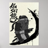 Kensei Bear Scroll II Poster (Voorkant)