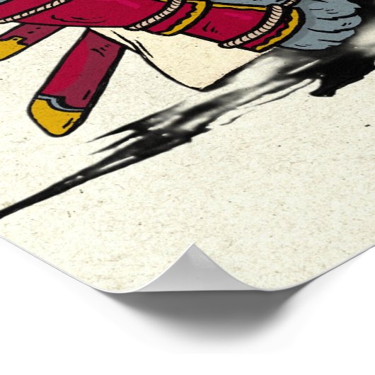 Kensei Bear Scroll Poster (Hoek)