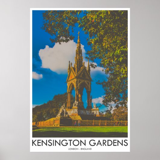 Kensington Gardens, Londen, Engeland Poster (Voorkant)