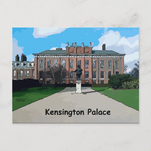 Kensington Palace Briefkaart (Voorkant)