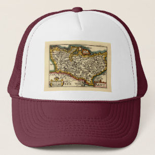 Kent County England Oude Antiquair John Speed Kaar Trucker Pet