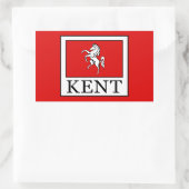 Kent County England Rechthoekige Sticker (Tas)