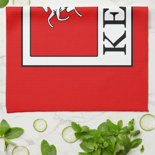 Kent County England Theedoek (Gevouwen)