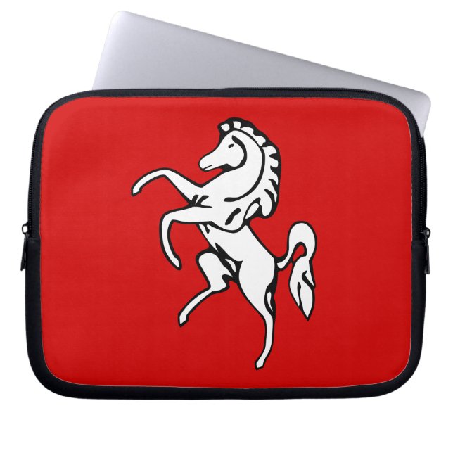 Kent County Vlag Laptop Sleeve (Voorkant)