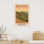 Kent Downs AONB Reisposter Poster (Keuken)