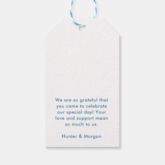 Kent Island Bestemming Bruiloft Welkom Cadeaulabel (Achterkant)