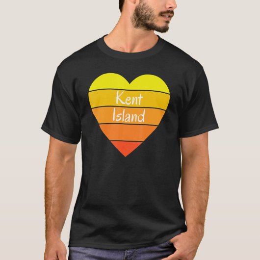 Kent Island Clothing Company Heart Kent T-shirt (Voorkant)