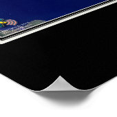 Kent Island Maryland van Space Satellite Map Poster (Hoek)