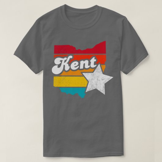 Kent Ohio  Verdrietig Souvenir 2 T-shirt (Design voorkant)