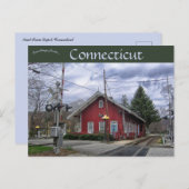 Kent Train Depot Connecticut Briefkaart (Voorkant / Achterkant)