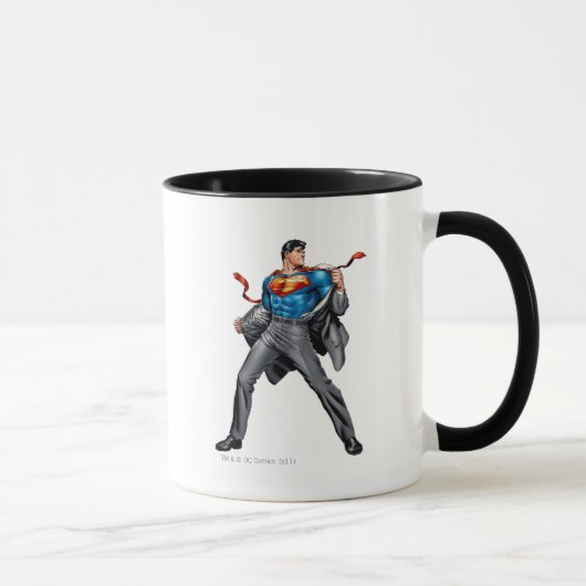 Kent verandert in Superman Mok (Rechts)