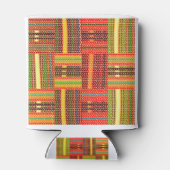 kente african print blikjeskoeler (Achterkant)