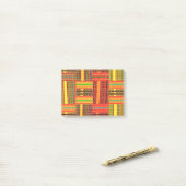 kente african print post-it® notes (Op bureau)