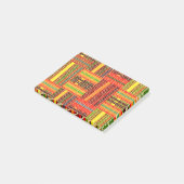 kente african print post-it® notes (Schuin)