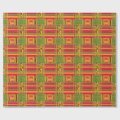 Kente Cloth Cadeaupapier (Vlak)