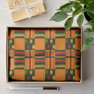 Kente Doek Afrikaans Patroon Afrocentrisch Tissuepapier