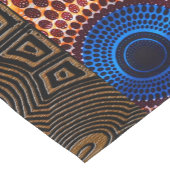 "Kente-geïnspireerde elegantie": Korte Tafelloper (Hoek)