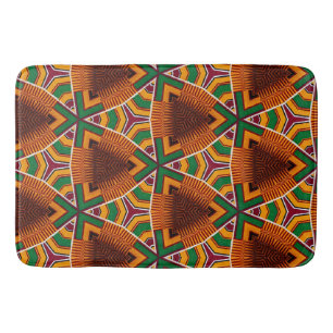 Kente Geometrics Kwanza Afrocentric Badmat