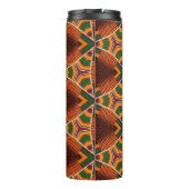 Kente Geometrics Kwanza Afrocentric Thermosbeker (Achterkant)