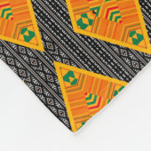 Kente Mudcloth Diamonds Fleece Blanket (Hoek)