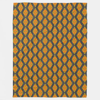 Kente Mudcloth Diamonds Fleece Blanket Deken