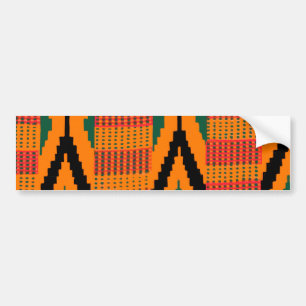 Kente Patroon Bumpersticker