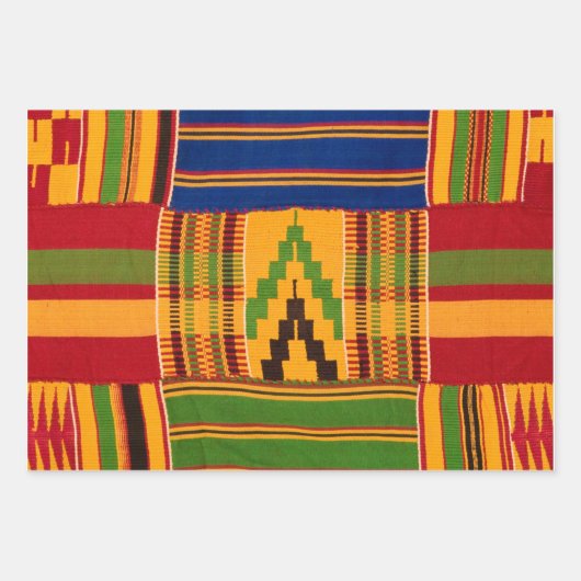 Kente Print Wrapping Paper (Voorkant)