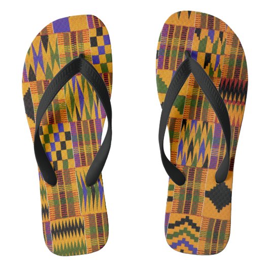 Kente Sandals Teenslippers (Voetbed)