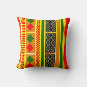 Kente Weave Coussin de l'accent : Threads patrimon