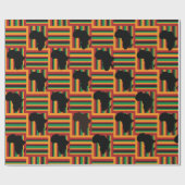 Kente Wrapping Paper, Kwanzaa Paper Cadeaupapier (Vlak)