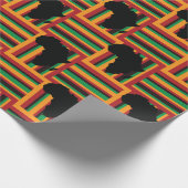 Kente Wrapping Paper, Kwanzaa Paper Cadeaupapier (Hoek)