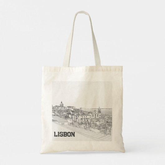 Kentekening van het district Alfama in Lissabon Tote Bag (Achterkant)