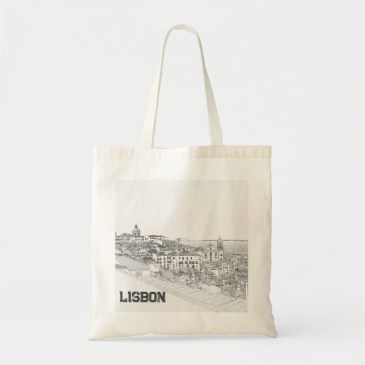 Kentekening van het district Alfama in Lissabon Tote Bag (Voorkant)