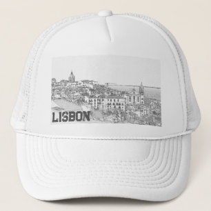Kentekening van het district Alfama in Lissabon Trucker Pet