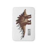 Kentrosaurus cartoon illustratie badmat (Voorkant Verticaal)