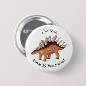 Kentrosaurus cartoon illustratie ronde button 5,7 cm (Voorkant /achterkant)