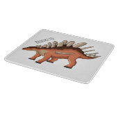 Kentrosaurus cartoon illustratie snijplank (Hoek)