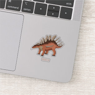 Kentrosaurus cartoon illustratie sticker