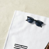 Kentrosaurus cartoon illustratie strandlaken (In situ)