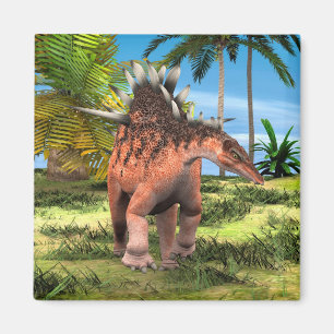 Kentrosaurus Dinosaur Jungle Prehistorische Kunst Magneet