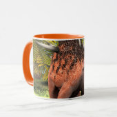Kentrosaurus Dinosaur Jungle Prehistorische Kunst Mok (Voorkant links)